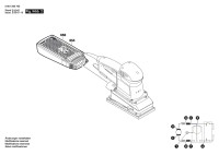 Bosch 0 601 292 770 Gss 230 Ae Orbital Sander 230 V / Eu Spare Parts